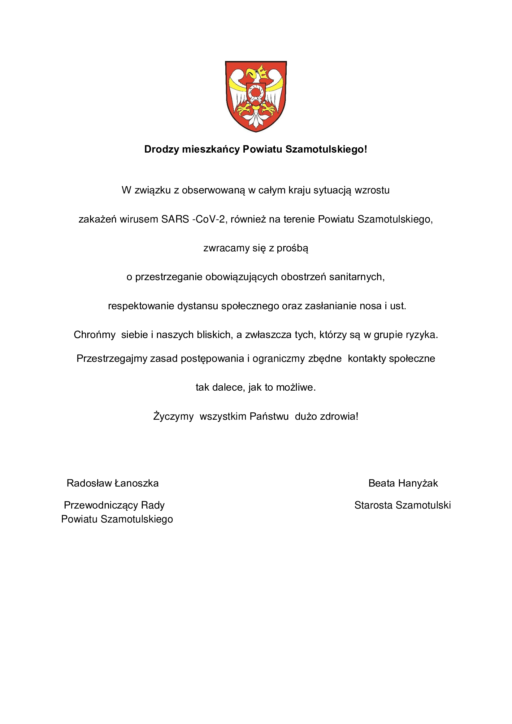 Ważny komunikat